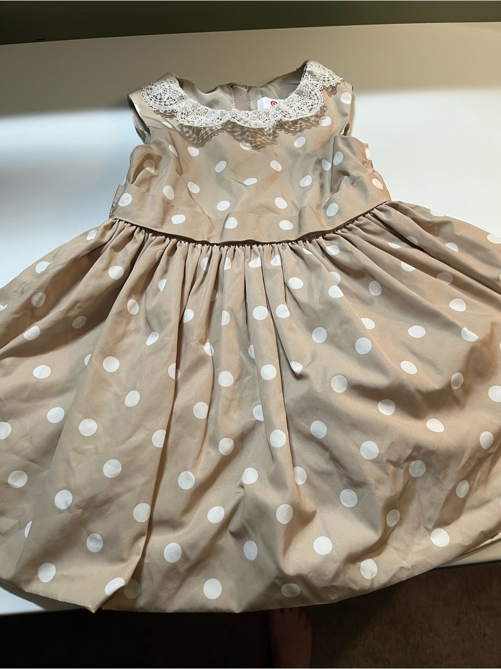 Jason Wu Cream Lace Collar Top Dress 24 months Adorable coal